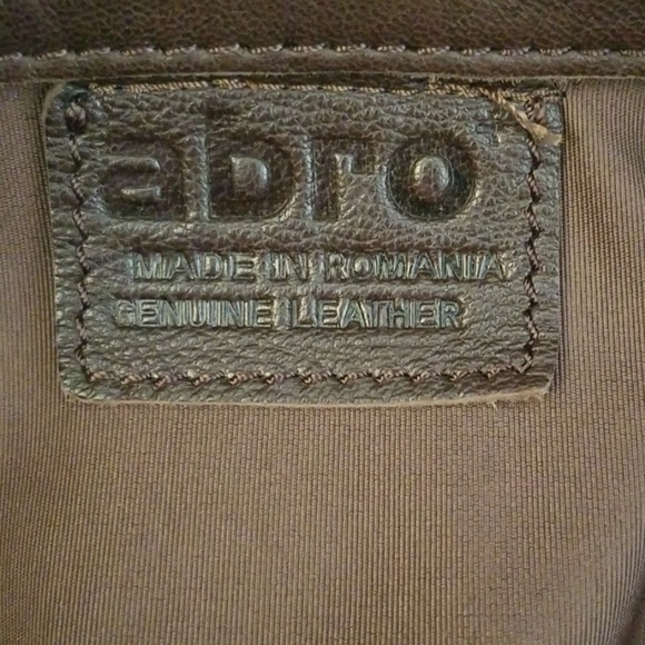 Abro Vintage Genuine Leather Brown Shoulder Bag - Picture 3 of 7